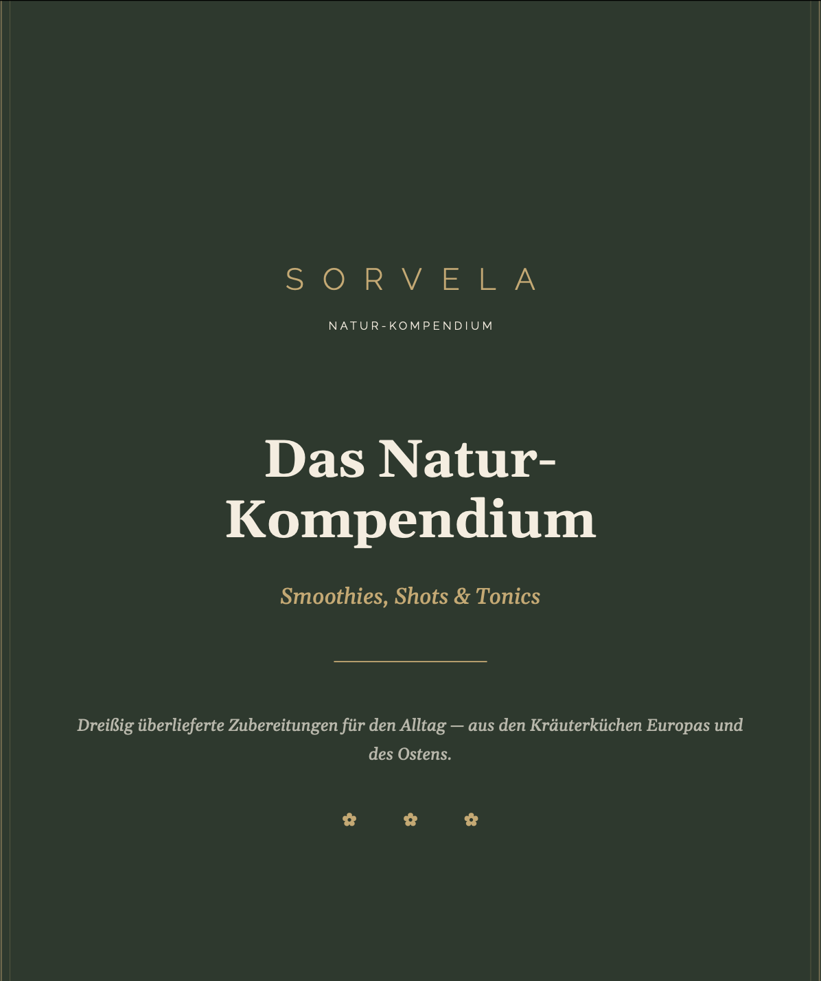Natur Kompendium (Smoothies, Shots & Tonics) - Ebook